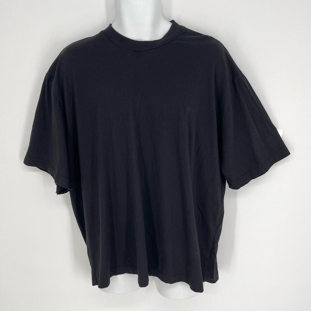 Cotton Citizen NEW Bowie T-Shirt Tee UNISEX Sz M Jet Black Boxy Fit Stretch